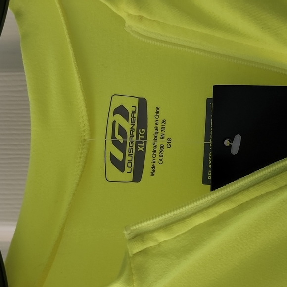 Garneau biking men's connection ss jersey yellow xl - Picture 3 of 4